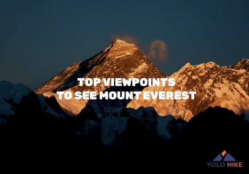 Top Everest View Point to see Mount Everest