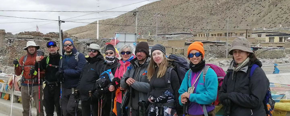 Group starting Kailash Parikrama