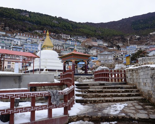 Beautiful Namche Bazar During Everest Base Camp Trek