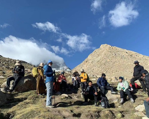 Kailash Mountain Charan Sparsha