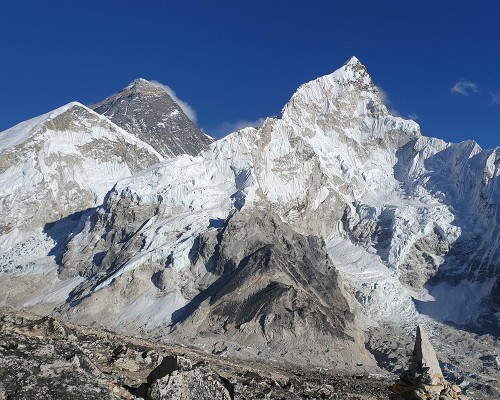 Mount Everest Closure View From Base Camp