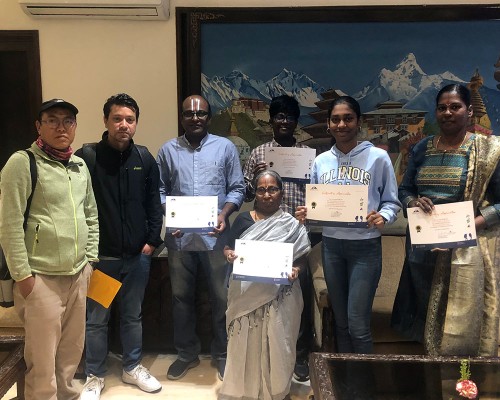 Muktinath Tour Indian Family