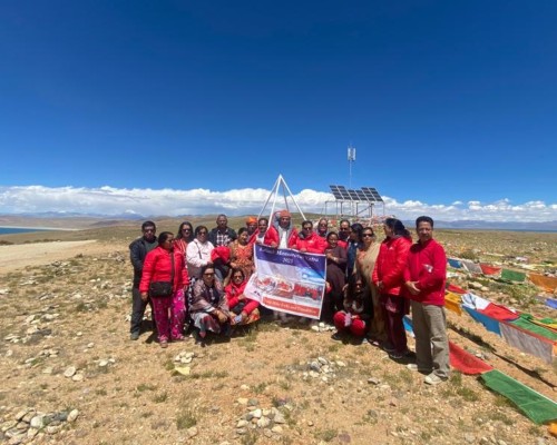Nepali Group At Kailash In 