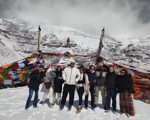 Saga Dawa Festival And Snow