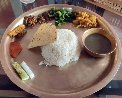 Thakali Khana Set On The Way To Annapurna Trek