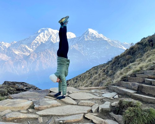 Yoga At Mardi Himal Base Camp